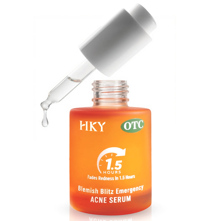 HKY Blemish Blitz Acne Serum for a salicylic acid cleanser versus spot treatment guide