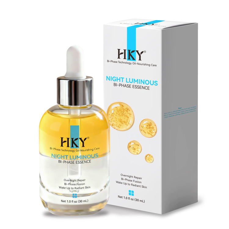 HKY Night Luminous Bi-Phase Essence for a toner and essence comparison guide