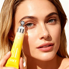 HKY AM/PM Eye Reset System - Day & Night Cream Set with Zamak Metal Massage Head