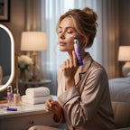 HKY AM/PM Eye Reset System - Day & Night Cream Set with Zamak Metal Massage Head