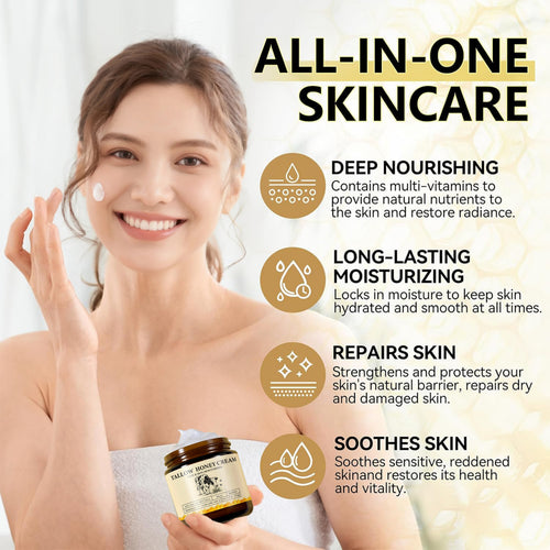 Grass-fed tallow face cream with collagen