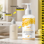 HKY Vitamin C Exfoliating Gel 300ml | Salicylic Acid + Hydrated Silica, Gentle Face & Body Peeling Gel, Helps Unclog Pores, Sensitive-Skin Friendly