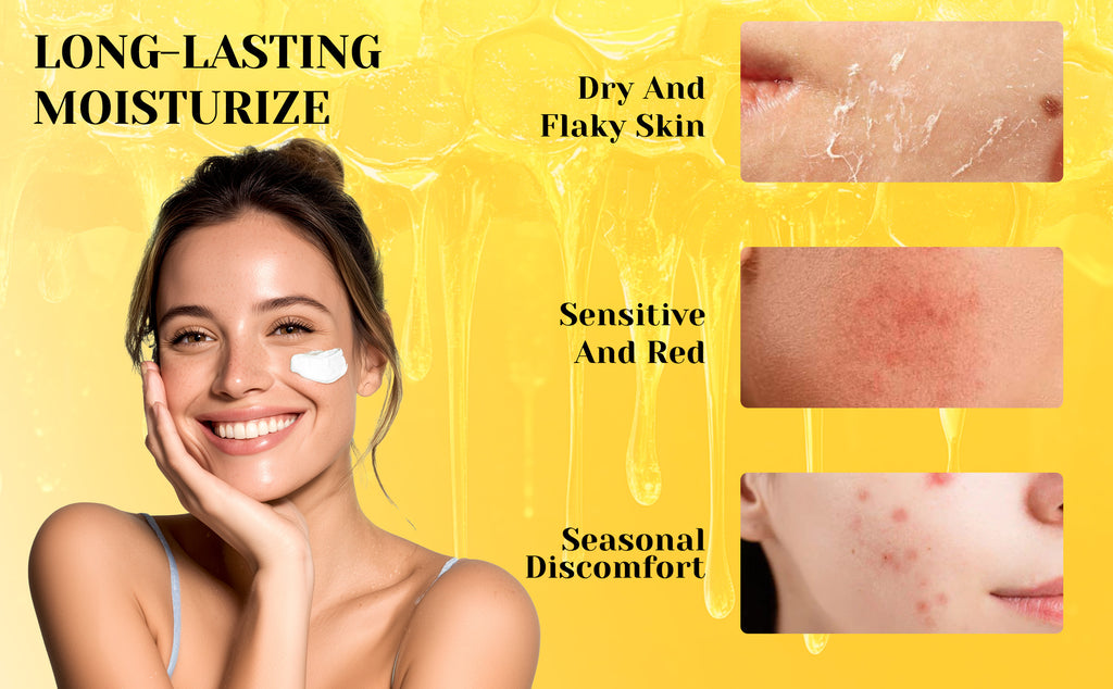 2Bmagic Beef Tallow Face Cream - Nourishing Face Cream, Moisturizer, Body Lotion, Skin Care and Lip Balm Hydrating Moisturizer 3.5oz Moisturizing Oil Organic Honey